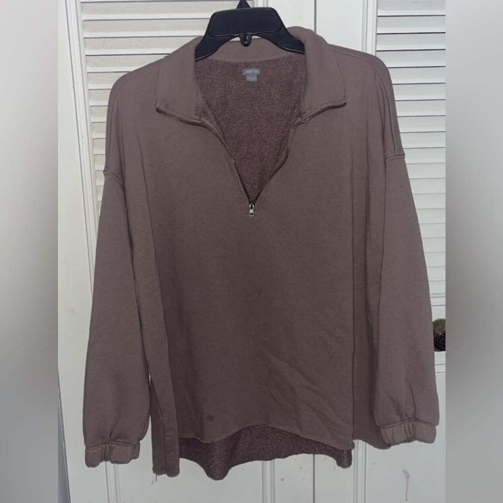 Aerie quarter zip sweatshirt